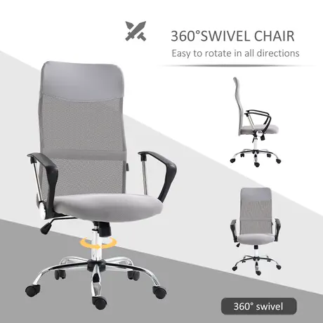 Buy Vinsetto Ergonomic Office Chair Mesh Chair, 5 from Furnituretta
