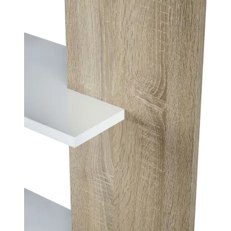 Buy Derby White and Oak Effect Bookcase – Tall 5-Shelf Unit for Any Room, 4 from Furnituretta