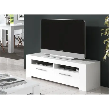 Buy Ramsey TV Cabinet Entertainment Unit White from Furnituretta