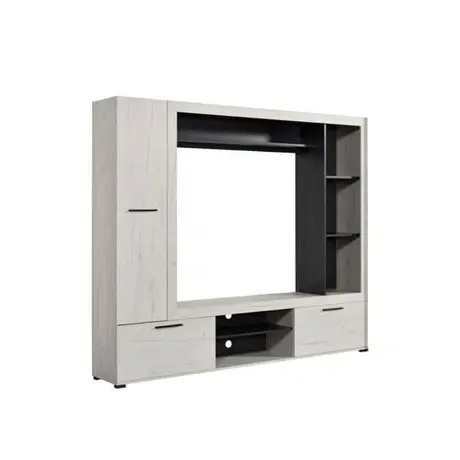 Buy Duns TV Entertainment Unit Oak Effect, 3 from Furnituretta