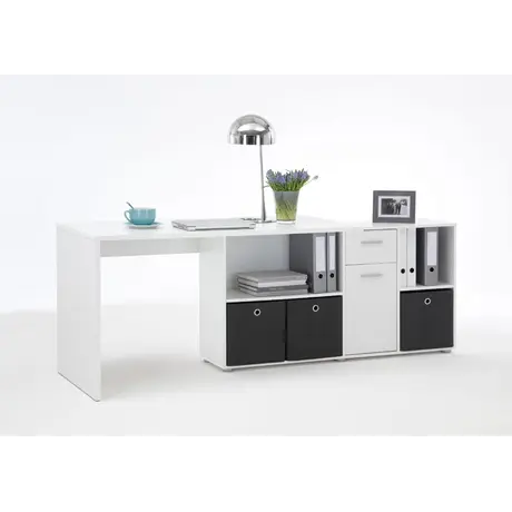 Buy Wigan Flexi Corner Office Computer Desk White, 2 from Furnituretta