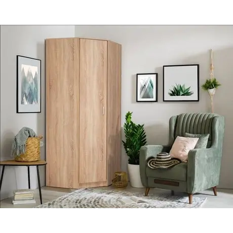 Buy Melrose Corner Wardrobe Sonoma Oak Effect from Furnituretta