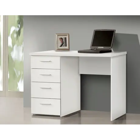 Buy Mare Compact Home Office Computer Desk White from Furnituretta