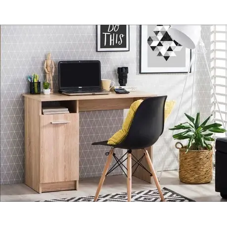 Buy Margam Computer Desk with 1 Door Sonoma Oak, Colour: Oak, 3 from Furnituretta