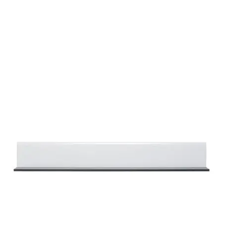 Buy Talbot Floating Shelf Wall Shelving White Gloss and Black, 4 from Furnituretta