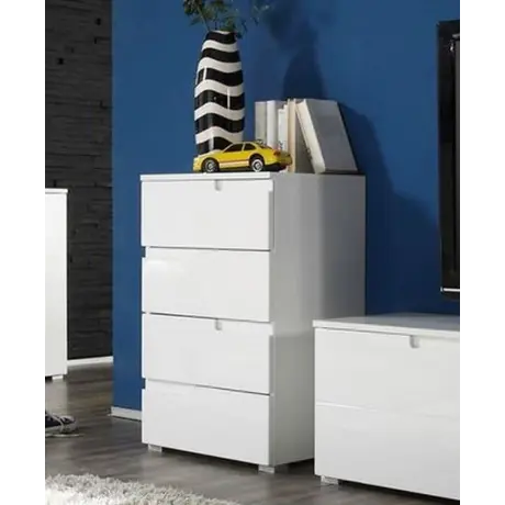 Buy Tenby White High Gloss Chest of Drawers from Furnituretta