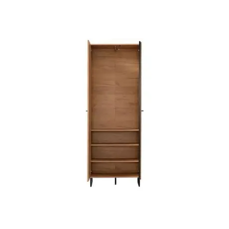 Buy Barry Tall Slim 2 Door Wardrobe Oak Effect, 3 from Furnituretta