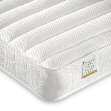 Buy Noah Memory Sprung Low Profile Mattress – Double | Ideal for Bunk Beds, Size: Double (4ft6), Item Width: 135 from Furnituretta