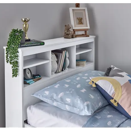 Buy Veera White Guest Bed Single, Colour: White, Size: Single (3ft), Item Width: 101.5, 8 from Furnituretta