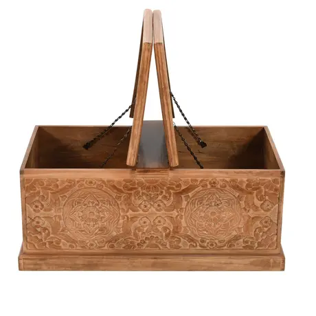 Buy Artwork Mango Wood Coffee Table & Blanket Box, 6 from Furnituretta