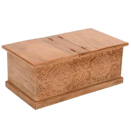 Buy Artwork Mango Wood Coffee Table & Blanket Box, 7 from Furnituretta