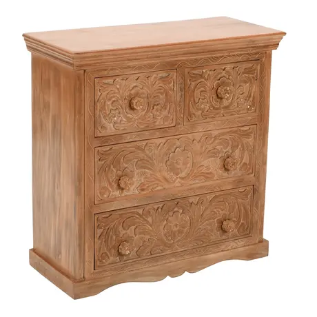 Buy Artwork Mango Wood Chest Of Drawers from Furnituretta
