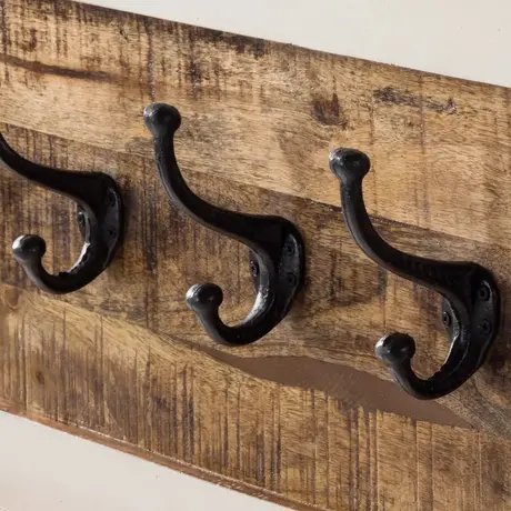 Buy Alfie Wooden Wall Coat Hanger with Hooks, 9 from Furnituretta
