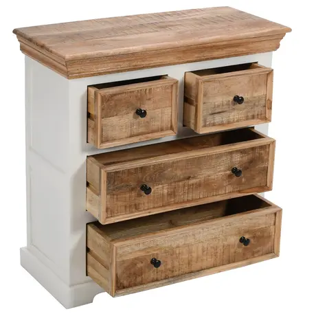 Buy Alfie Solid Mango Wood 4 Chest Of Drawers, 5 from Furnituretta