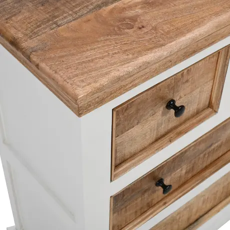 Buy Alfie Solid Mango Wood 4 Chest Of Drawers, 6 from Furnituretta