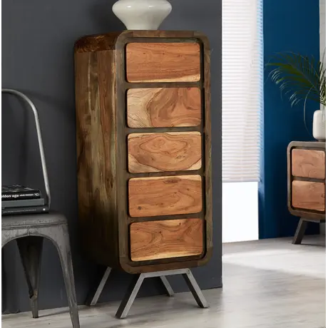 Buy Aspen 5-Drawer Tall Chest of Drawers from Furnituretta