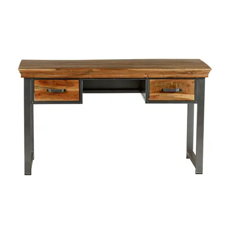 Buy Metropolis Industrial 2 Drawer Writing Desk, 2 from Furnituretta