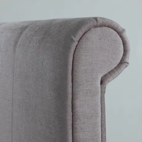 Buy Jalisa Chenille Bed – Double Size in Mink Fabric, 2 from Furnituretta