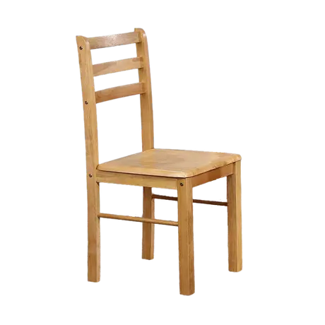 Buy New York Chairs – Natural Oak | Pair of Solid Rubberwood Dining Chairs from Furnituretta