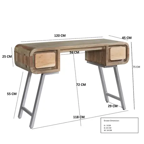 Buy Aspen Desk Console, 3 from Furnituretta