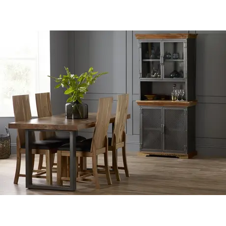 Buy Metropolis Industrial Dining Table, 2 from Furnituretta