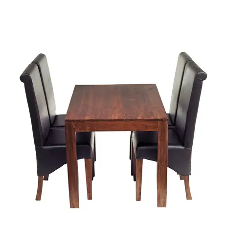 Buy Toko Dark Mango Dining Table Small 4Ft (120Cm), 3 from Furnituretta