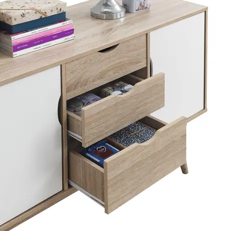 Buy Modern Sideboard: Alford 2 Doors & 3 Drawers, 6 from Furnituretta
