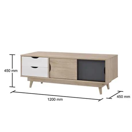 Buy Modern TV Unit: Alford 2 Door & 2 Drawer, 6 from Furnituretta