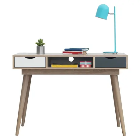 Buy Modern Desk: Alford White & Grey, 4 from Furnituretta