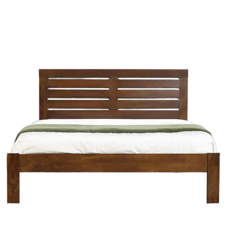 Buy Vulcan Double Bed Rustic Oak, Size: Double, 2 from Furnituretta