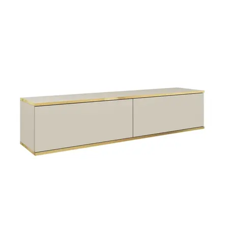 Buy Oro Floating TV Cabinet 135cm Beige, Colour: Beige, Item Width: 135, 6 from Furnituretta