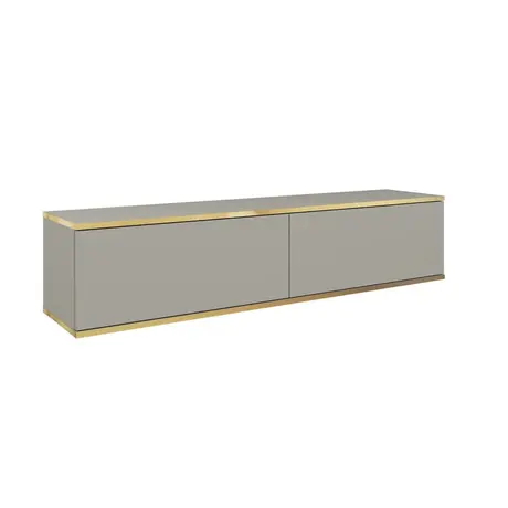 Buy Oro Floating TV Cabinet 135cm Grey, Colour: Grey, Item Width: 135, 6 from Furnituretta