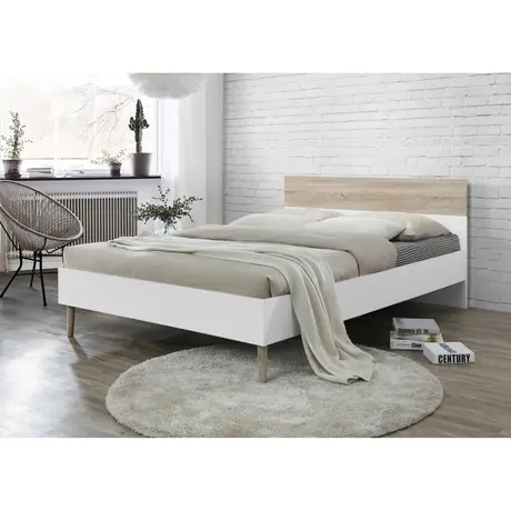 Buy Mapleton Bed King Size, Size: King Size, Mattresses: Without Mattress, 2 from Furnituretta
