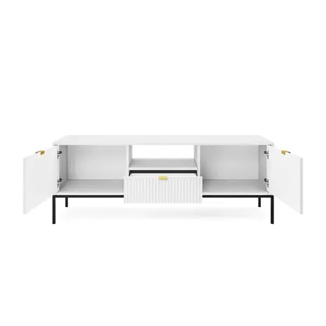 Buy Nova TV Cabinet White Matt 154cm, Colour: White Matt, Item Width: 154, 6 from Furnituretta
