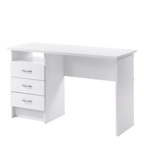 Buy Function Plus Desk – Sleek 3-Drawer Workspace in White, 3 from Furnituretta