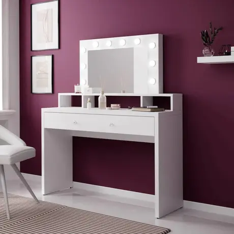 Buy Aria Dressing Table With Mirror, 2 from Furnituretta