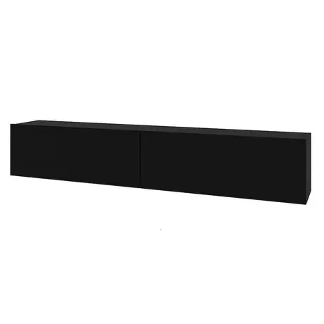 Buy Ava 40 TV Cabinet Black Matt 180cm, Colour: Black Matt, Item Width: 180, 6 from Furnituretta