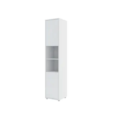 Buy BC-08 Tall Storage Cabinet for Vertical Wall Bed Concept White Matt, Colour: White Matt, Item Width: 45 from Furnituretta