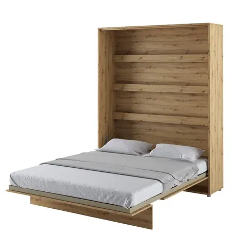 Buy BC-13 Vertical Wall Bed Concept Oak Artisan 180cm, Colour: Oak Artisan, Size: 180 x 200cm, 9 from Furnituretta