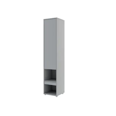 Buy BC-07 Tall Storage Cabinet for Vertical Wall Bed Concept Grey Matt, Colour: Grey Matt, Item Width: 45 from Furnituretta