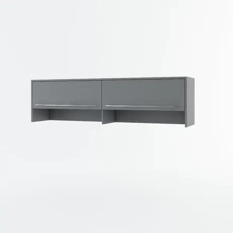 Buy CP-09 Over Bed Unit for Horizontal Wall Bed Concept Grey Matt 140cm, Colour: Grey Matt, Item Width: 215 from Furnituretta