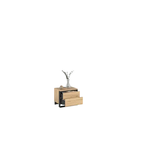 Buy Quant QS-03 Bedside Table with LED Lighting 55cm, 5 from Furnituretta