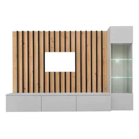 Buy Verti Entertainment Unit – Wall-Mounted TV Storage for Up to 75", 2 from Furnituretta