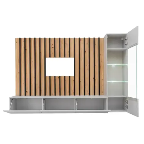 Buy Verti Entertainment Unit – Wall-Mounted TV Storage for Up to 75", 4 from Furnituretta