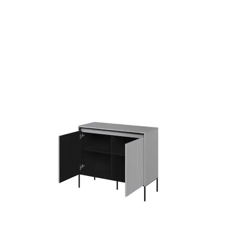 Buy Trend TR-02 Sideboard Cabinet Grey Matt 98cm, Colour: Grey Matt, Item Width: 98, 6 from Furnituretta