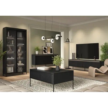Buy Trend TR-05 TV Cabinet Black Matt 167cm, Colour: Black Matt, Item Width: 167, 8 from Furnituretta