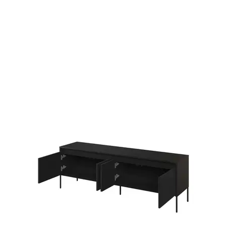 Buy Trend TR-05 TV Cabinet Black Matt 167cm, Colour: Black Matt, Item Width: 167, 6 from Furnituretta