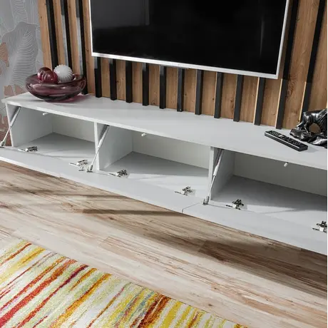 Buy Verti Entertainment Unit – Wall-Mounted TV Storage for Up to 75", 9 from Furnituretta