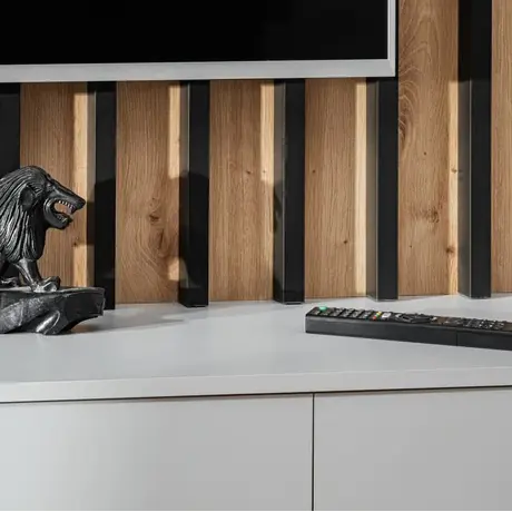 Buy Verti Entertainment Unit – Wall-Mounted TV Storage for Up to 75", 11 from Furnituretta