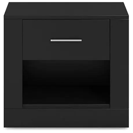Buy Idea ID-07 Bedside Cabinet Black, Colour: Black, Item Width: 50, 8 from Furnituretta